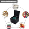 Faux Leather Ottoman, Pouffe Storage Toy Box with Hinge Top Bench Seater Stool
