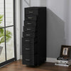Office Home Metal Filing Cabinet Cupboard on Castors Cabinet 3-10 Drawer Storage