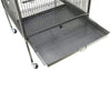Tall 146cm Bird Cage Parrot Cage 4 Wheel Budgie Canary Finch Cockatoo Play Stand