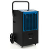 COSTWAY 66L Commercial Dehumidifier Industrial Crawl Space Dehumidifier w/Pump