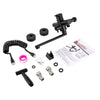 New 360° Wall-mounted Kitchen Tap Stainless Steel Bathroom Faucet with Spray Gun