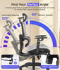 Ergonomic Office Chair Mesh Computer Desk Chair with Adjustable 6D Armrest