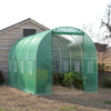 Walk-in Tunnel Greenhouse Gardening Planting Shed Door Window Vents Polytunnel