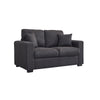 Luxury 2, 3 Seater Linen Fabric Couch Sofa Armchair with 2 Pillows Living Room