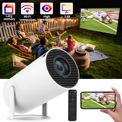 5G 4K Projector Smart HD LED WiFi Bluetooth HDMI USB Android Office Home Theater