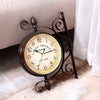 Outdoor Garden Paddington Station Wall Clock Double Sided Hanging Bracket Clocks
