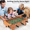 27'' Football Table Top Football Soccer Kids Family Game Toy Set Wooden Frame