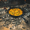 Cast Iron Casserole Dish Pot Pan Cooked Camping Stew Dutch Oven Stockpot Skillet