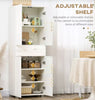 Tall Storage Cupboard High Gloss Cabinet Large Kitchen Pantry Shelf Dresser Unit