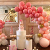 Large Wedding Round Archway Backdrop Stand Gold Arch Frame Flower Balloon Decor
