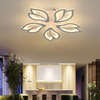 Maple Leaf Chandelier White Frame LED Ceiling Light Living Room Pendant Lights