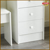 Dressing Table Vanity Makeup Desk with 6 Drawers Mirror & Stool 10 Light Bedroom