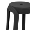 10X Stackable Dining Chairs Round Stools Set Plastic Leg Lounge Bar Home Kitchen