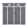 6 x 4 ft Plastic Shed Outdoor Garden Tools Storage House Double Doors，Window