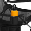 2 in 1 Folding Camping Chair Portable Garden Fishing Chair w/ Cup Holder Armrest