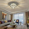 LED Crystal Chandelier Ceiling Light Round/Square Pendant Lamp Dining LivingRoom