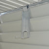Black Metal Outdoor Garden Storage Shed Metal Lean to Pent Shed for Tool Bike