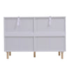 6 Drawer Wooden Bedroom Chest Cabinet Table Modern Wide Storage Cupboard Closet