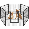 Heavy Duty 6 Panel Puppy Playpens Pet Dog Pen Cat Rabbit Fence Indoor/Outdoor