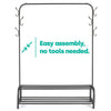 Heavy Duty Clothes Rail Rack Garment Hanging Display Stand Shoes Storage Shelves