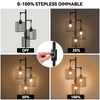 Modern Floor Lamp Free Standing Light Metal Shade Dimmable Bedroom Living Room