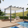 Garden Pergola Awning Shade Outdoor Canopy Furniture Party Barbecue Shelter 13ft