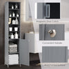 Bathroom Cabinet Freestanding Floor Cabinet Narrow Storage Cabinet Adjustable