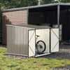 Outdoor Bicycle Shed Bike Tool Storage House Garage Steel Garden 4 Parking Space