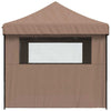 Sufrk Foldable Party Tent - with 4 Sidewalls Brown, Space/Room For Camping Y6I6