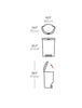 Kitchen Pedal Bin with Lid Lock, Silent Soft Close Lid, Strong Steel Pedal 50L