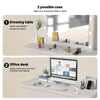 White Dressing Table Wood Makeup Desk with Hollywood LED Mirror 7 Drawer Bedroom