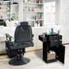 Beauty Salon Storage Cabinet Locking Barber Styling Equipment Station
