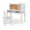 Kids Desk and Chair Set Wooden Children Study Table &Chair Writing Table Set