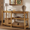 Solid Wood Console Table, 63'' Farmhouse Sofa Table Behind Couch for Living Room