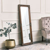 Tall Ornate Gold Wall Mirror 47cm x 142cm metallic antique leaner full length