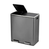 Dual/Tri Step Stainless Steel Double Bucket Trash Can Rubbish Pedal Bin