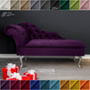 Chaise Lounge Chesterfield Sofa Purple Accent Chair Lucian Tufted Longue