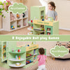 Kids Pretend Play Grocery Store Toy Set Children Wooden Supermarket Playset