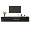 180cm Wall Mounted TV Unit Cabinet Floating TV Stand High Gloss LED Lights