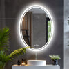 Smart Oval LED Bathroom Mirror Backlit Edge Anti-Fog Waterproof Makeup Mirror XL