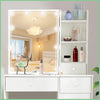 Drawer Stool Dressing Table Vanity Makeup Desk & Adjustable Led Lighted Mirror