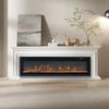 40INCH Electric Insert/Wall Mounted LED Fireplace Wall Inset Into Fire Freestand