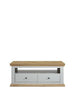 Burford Storage Coffee Table with Grey and Oak Finish Stylish Living Room Piece