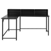 L-Shaped Corner Computer Desk Industrial PC Table Workstation Home Office Large