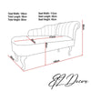 Chaise Lounge Chesterfield Sofa Purple Accent Chair Lucian Tufted Longue