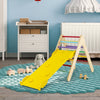 Wooden Climbing Ladder Indoor Kids Triangle Climber w/Ramp for Kindergarten Home