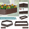 Garden Flower Raised Bed Above Ground Planter Flower Plant Pot Adjustable Shape