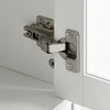 Bathroom Storage Cabinet 3 Tier White with Adjistable Shelves Standing Floor
