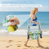 Portable Sand Chairs 2-Pack Beach Chairs with Towel Bars-Green