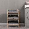 3 Fabric Drawers Storage Unit Organizer for Living Room Snack Toy Storage Shelf